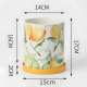 Lemon Pattern Porcelain Utensil Holder Large